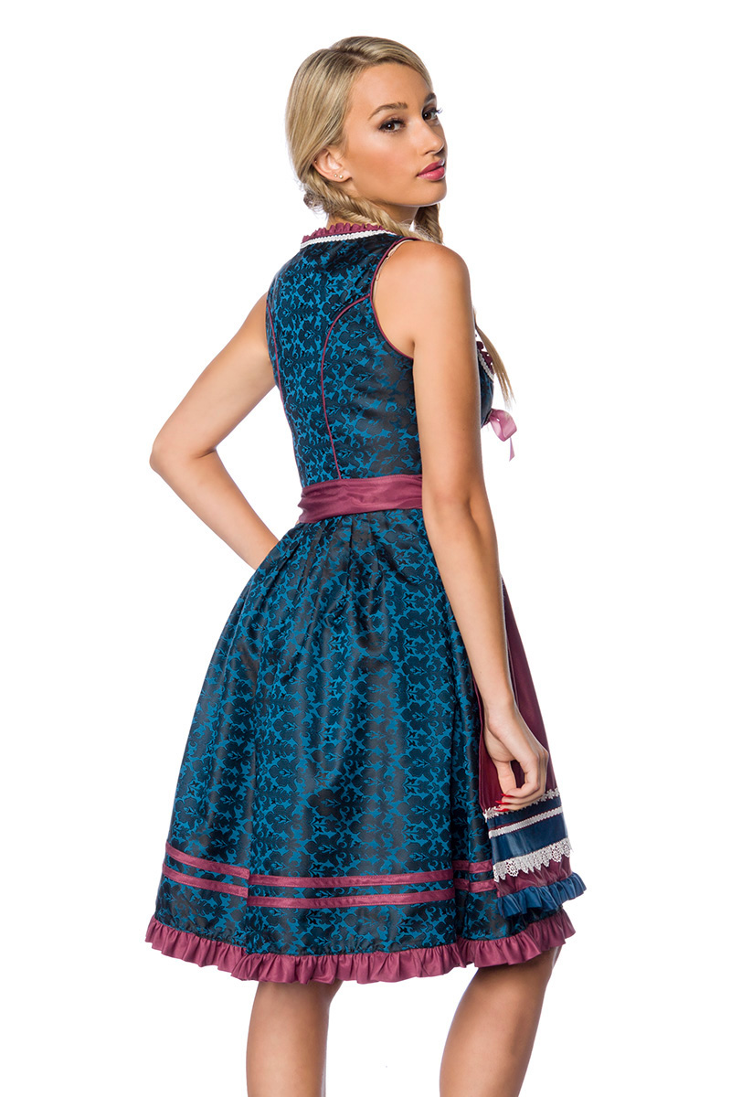 Premium Dirndl navy/bordeaux