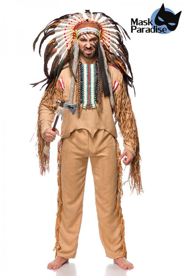 Indiaan kostuum man