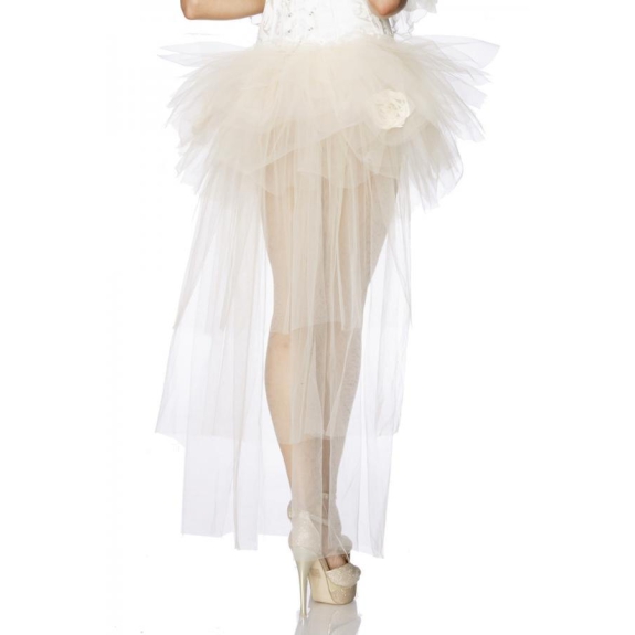 Tulle rok met rozen