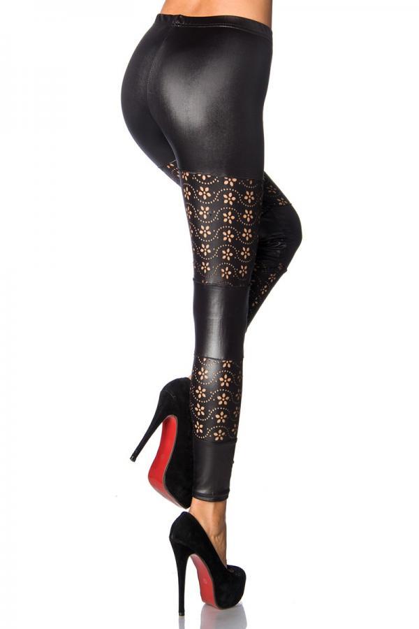 Legging met kantpatroon