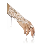 Hand sieraad kant wit Hand sieraad kant wit