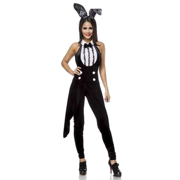 Sexy bunny kostuum open rug