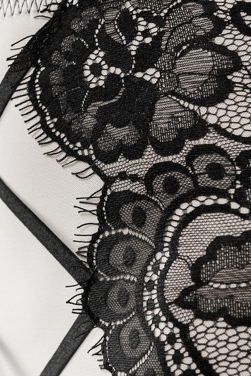 3-delige lingerie jarretel set van Gray Velvet