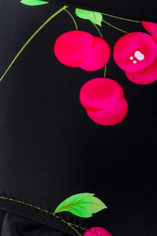 Vintage bikini met kersenpatroon