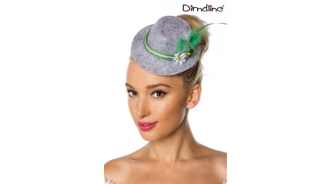 Dirndline mini hoed groen