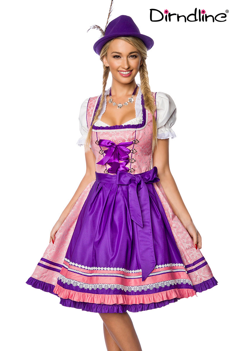 Premium Dirndl paars
