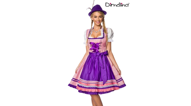 Premium Dirndl paars