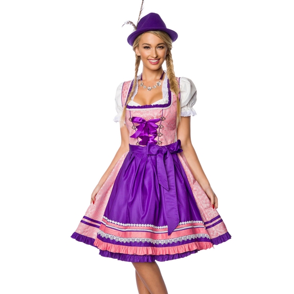 Premium Dirndl paars