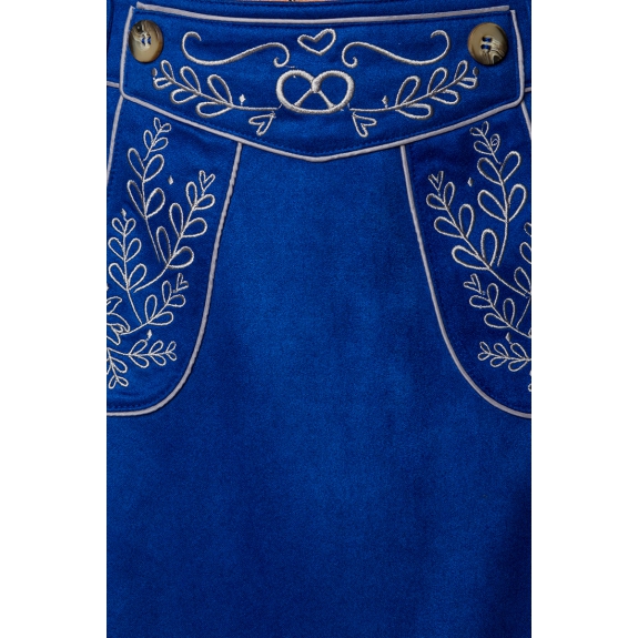 Traditionele rok met borduurwerk Blauw