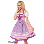 Dirndl met geruit schort roze Dirndl met geruit schort roze