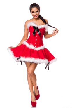 Kerstkostuum: Miss Santa