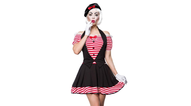 Mime-kostuum: Sexy Mime