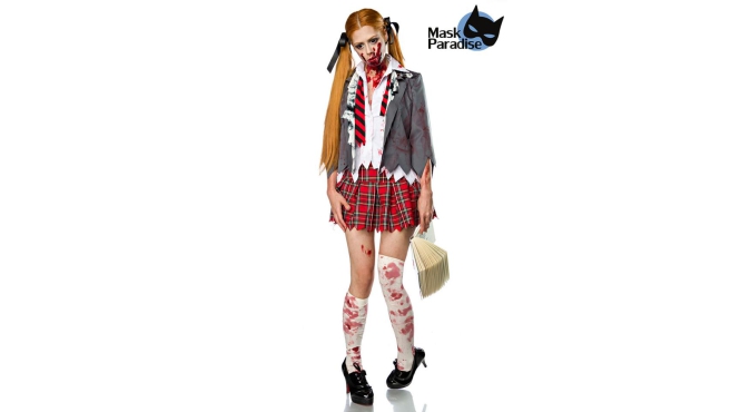 Zombie Schoolgirl kostuum