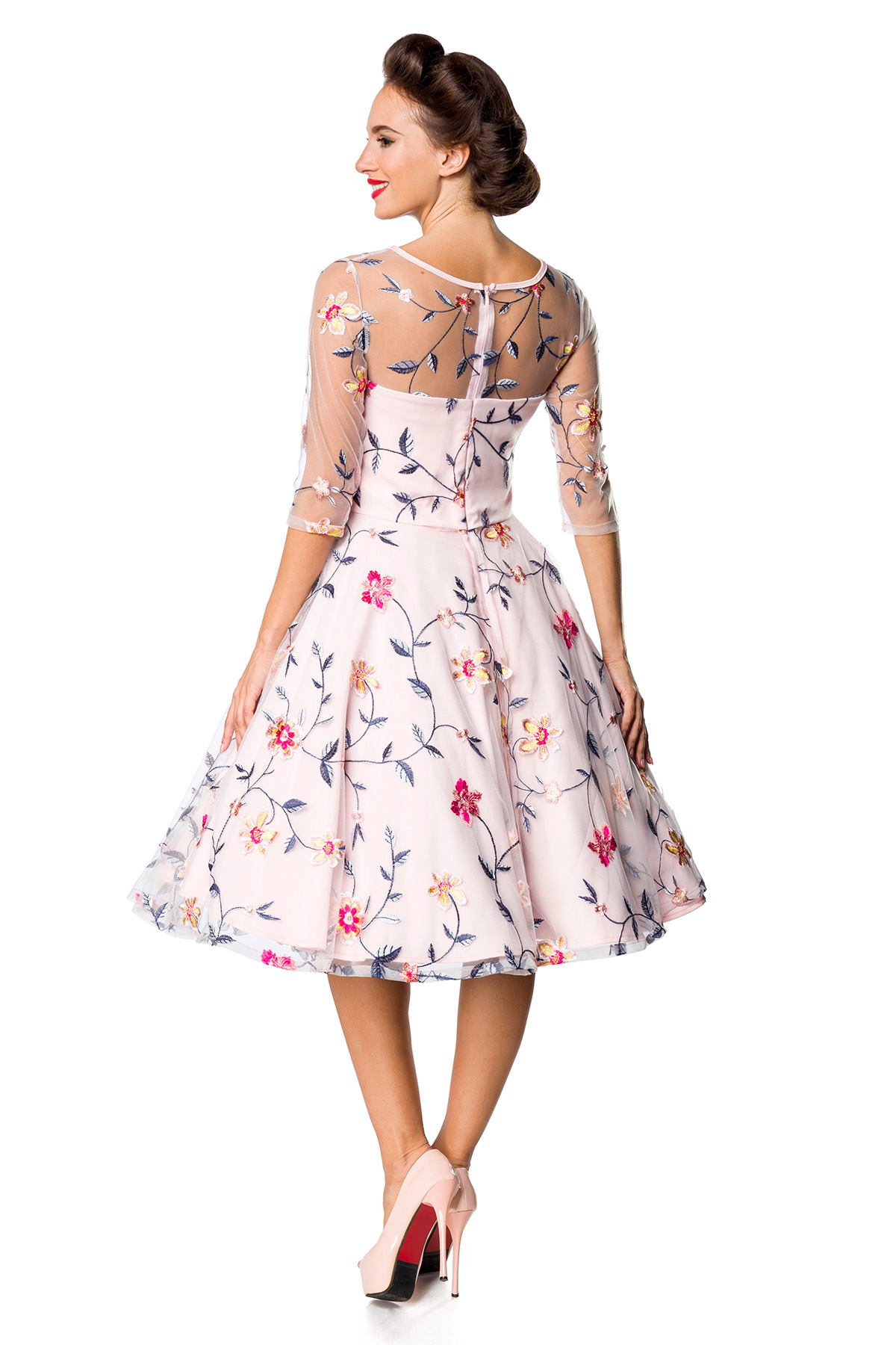 Belsira retro bloemenjurk