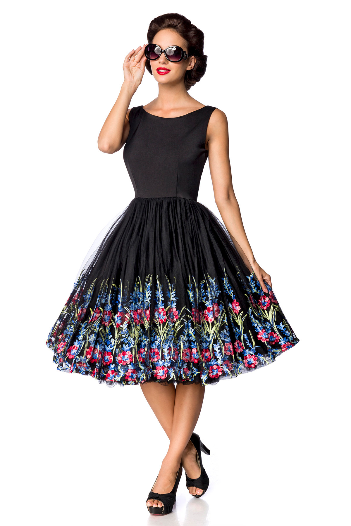 Belsira retro bloemenjurk