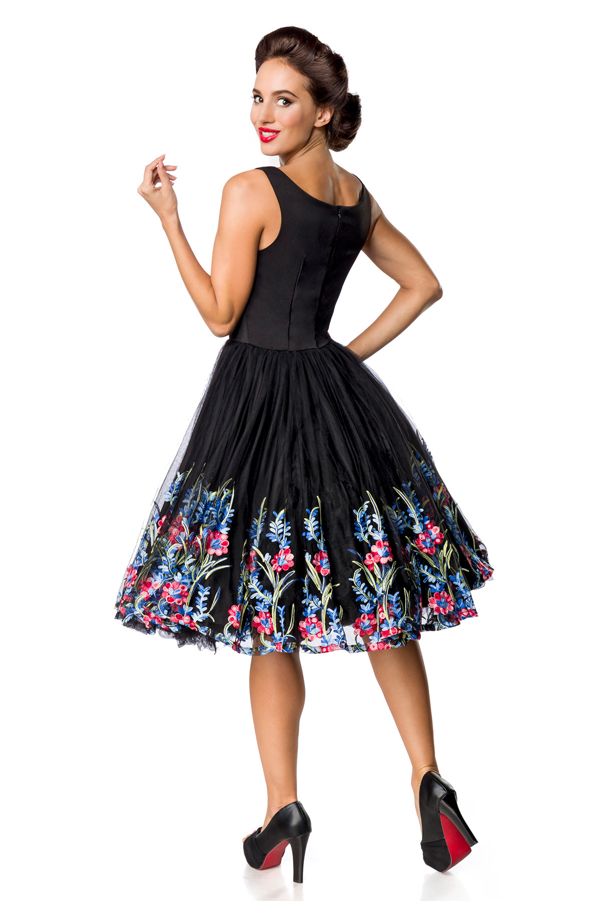 Belsira retro bloemenjurk