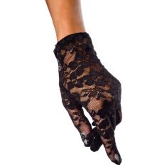Handschoenen - Louisa zwart kant