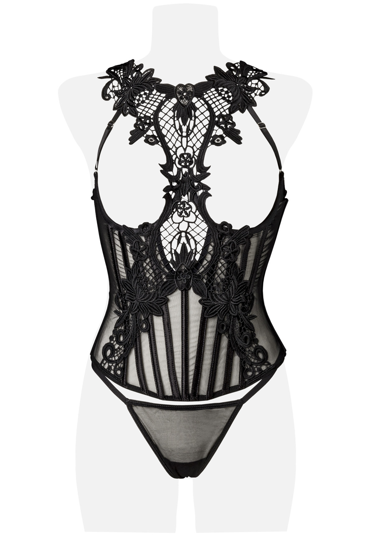 2-delige corsetset